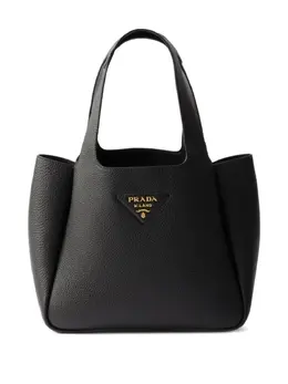 Prada: Чёрная сумка-шоппер 