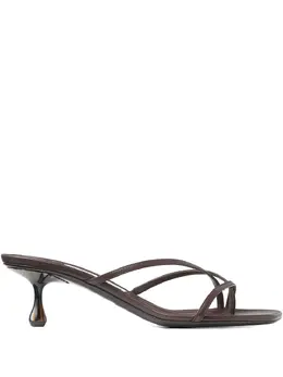 Jimmy Choo: Коричневые сандалии 