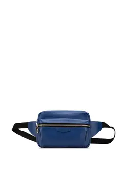 Louis Vuitton Pre-Owned: Голубая поясная сумка 