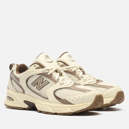 New Balance: Бежевые кроссовки 
