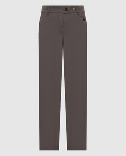 Brunello Cucinelli: Серые брюки 