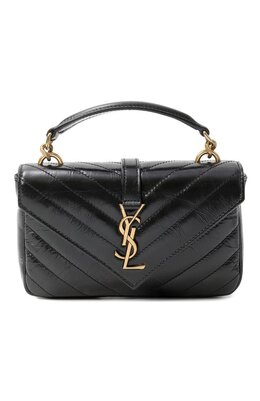 Saint Laurent: Чёрная сумка  Collège