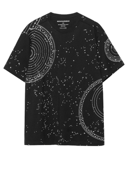 MAHARISHI: Чёрная футболка 