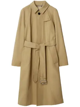 Burberry: Однобортное пальто 