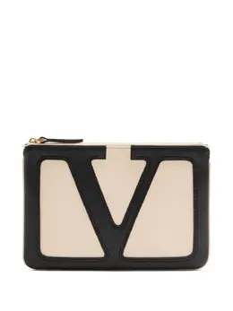 Valentino Garavani: Бежевый клатч 