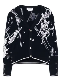 Thom Browne: Кардиган с v-образным вырезом 