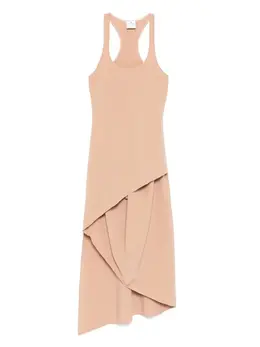 Courrèges: Коричневое платье 
