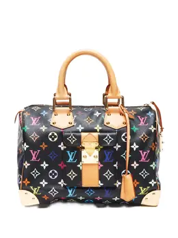Louis Vuitton Pre-Owned: Чёрная сумка-шоппер 