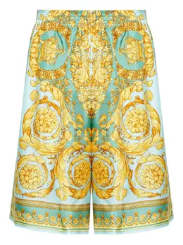 Versace: Шорты  Barocco с принтом