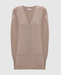 Brunello Cucinelli: Бежевый кардиган 