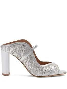 Malone Souliers: Серебристые сандалии 