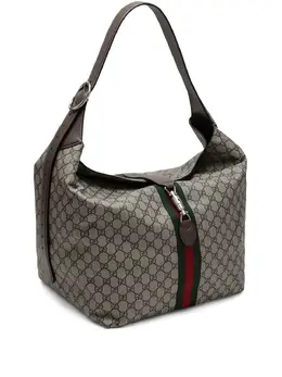 Gucci: Бежевая сумка  GG Supreme