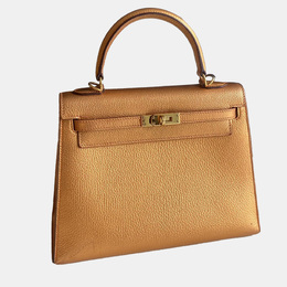Hermes: Блестящая сумка на руку  Kelly 25