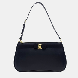 Salvatore Ferragamo: Чёрная сумка 