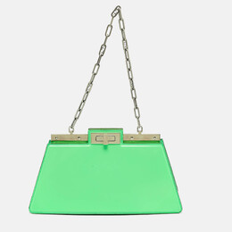 Fendi: Зелёная сумка  Peekaboo