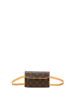 Louis Vuitton Pre-Owned: Коричневая поясная сумка 