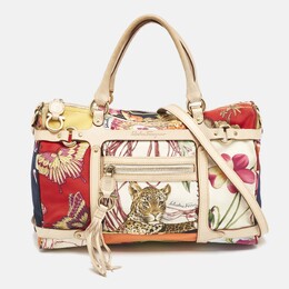 Salvatore Ferragamo: Многоцветная сумка 