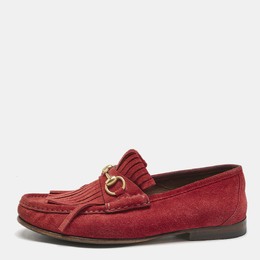 Gucci: Красные мокасины 