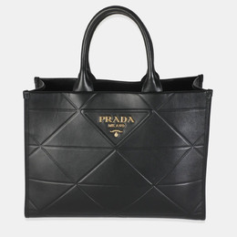 Prada: Чёрная сумка-шоппер 