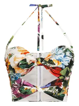 Dolce & Gabbana: Хлопковый топ 