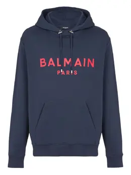 Balmain: Толстовка с принтом 