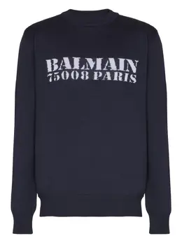 Balmain: Трикотажный свитер 