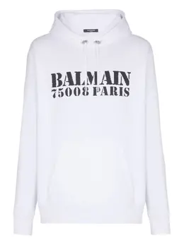 Balmain: Толстовка с принтом 
