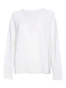 Max Mara: Белый свитер 