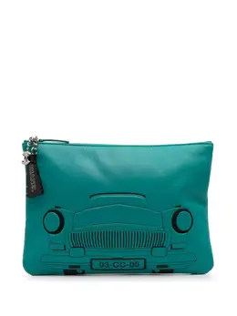 CHANEL Pre-Owned: Голубой клатч 