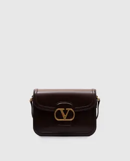Valentino: Коричневая сумка 