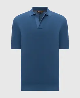 Loro Piana: Синее поло 