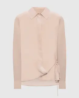 Victoria Beckham: Розовая блуза 