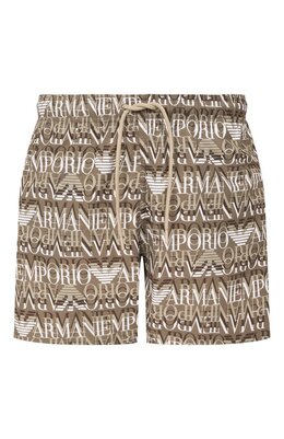 Emporio Armani: Плавки из полиэстера 