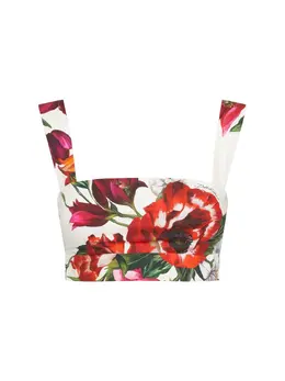 DOLCE & GABBANA: Хлопковый топ 