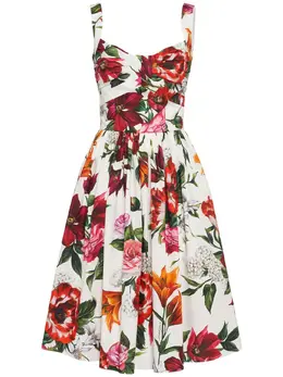 DOLCE & GABBANA: Хлопковое платье 