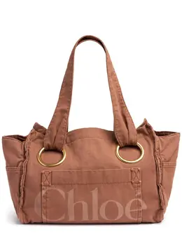 CHLOÉ: Розовая сумка-шоппер 
