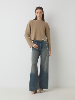 Mm6 Maison Margiela: Тёмный свитер 