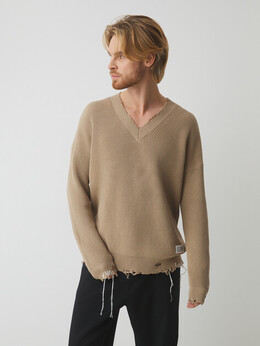 Mm6 Maison Margiela: Тёмный свитер 