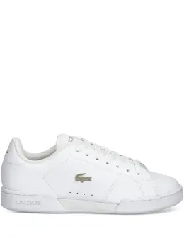 Lacoste: Белые кроссовки 