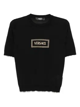 Versace: Чёрный топ 
