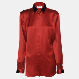 Saint Laurent Paris: Красная рубашка 