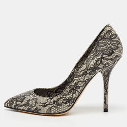 Dolce & Gabbana: Чёрные туфли  Chantilly