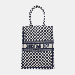 Dior: Белая сумка-шоппер 
