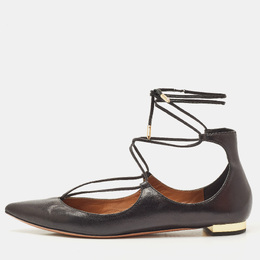 Aquazzura: Чёрные балетки 