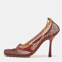 Bottega Veneta: Бордовые туфли  Stretch