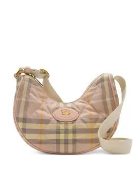 Burberry: Бежевая сумка через плечо 