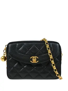 CHANEL Pre-Owned: Чёрная сумка 