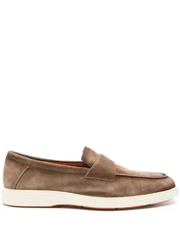 Santoni: Светлые туфли 