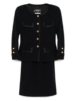 CHANEL Pre-Owned: Синяя юбка 