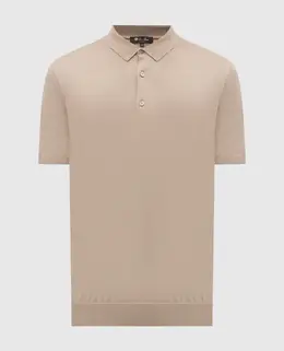 Loro Piana: Бежевое поло 